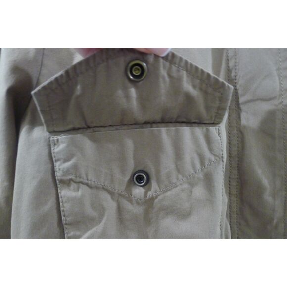 Diesel Anorak Jacket With Lace Up Back Detail - Green XS - Picture 4 of 15